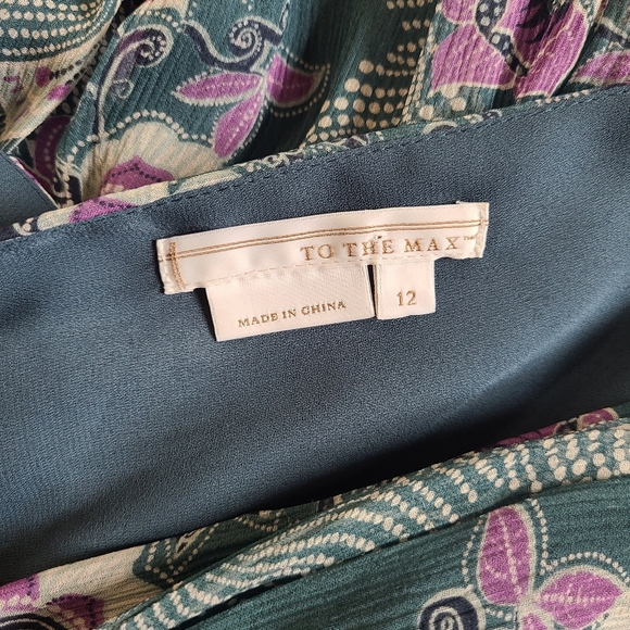 To The Max 100% Silk Dress Size 12 - Picture 7 of 8